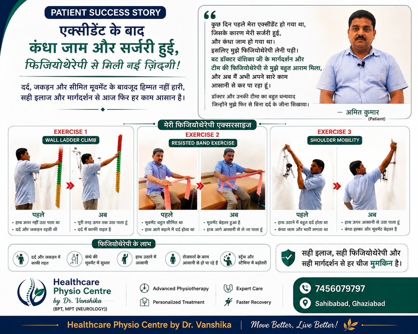 Shoulder Rehabilitation Success