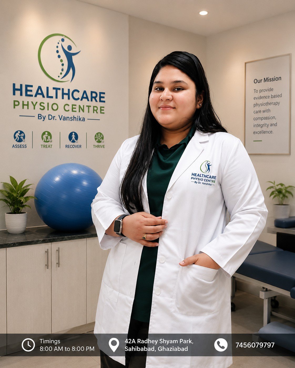 Dr. Vanshika - Physiotherapist at Healthcare Physio Centre